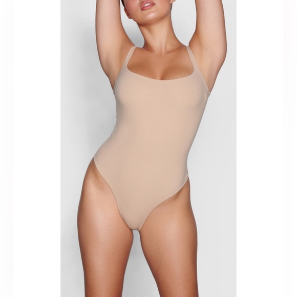 💖🆕SKIMS Fits Everybody Square Neck Bodysuit- MICA Sz XL✨NWT✨ - Picture 2 of 5